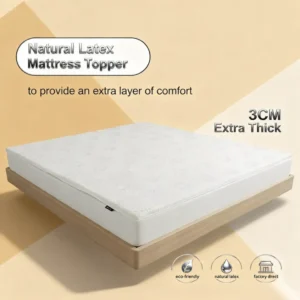 Natural Latex Mattress Topper 3cm